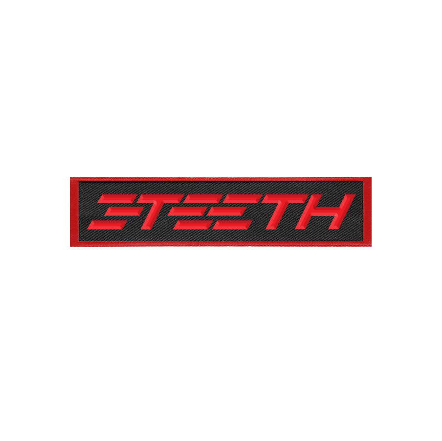 3Teeth Iron On Logo Patch