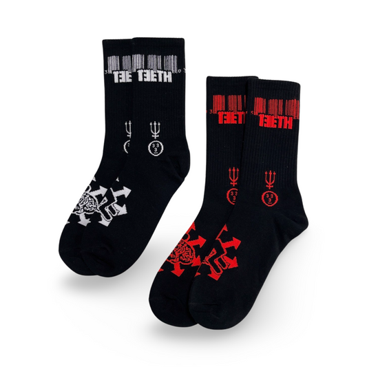 3teeth socks, occult symbolism industrial music alexis mincolla