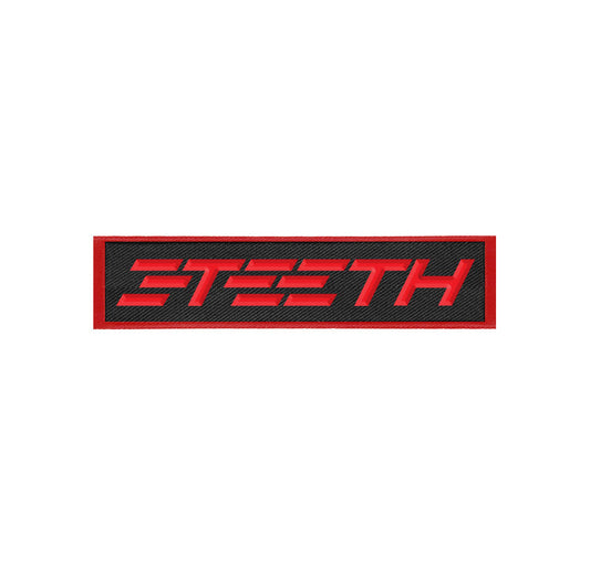 3Teeth Iron On Logo Patch