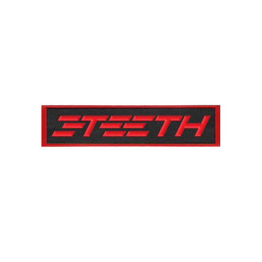 3Teeth Iron On Logo Patch [SHIPS EARLY JUNE]